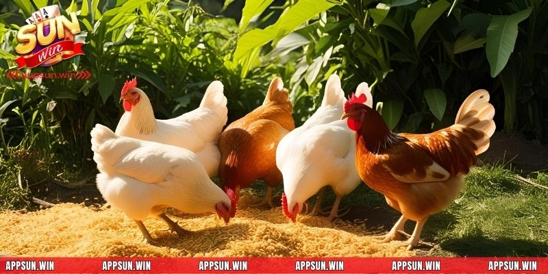 Lúa là thức ăn cho gà không thể thiếu để trong thực phẩm hằng ngày